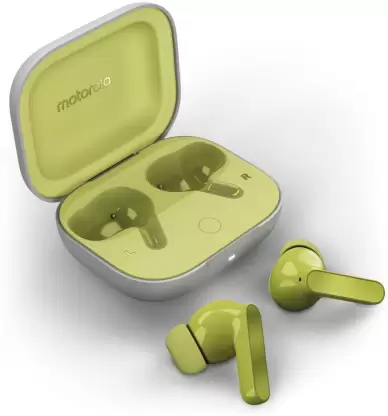 moto buds with Hi-Res Audio, Large 12.4mm driver, 42 hrs playback & IPx4 rating Bluetooth (Kiwi Green, True Wireless)_1