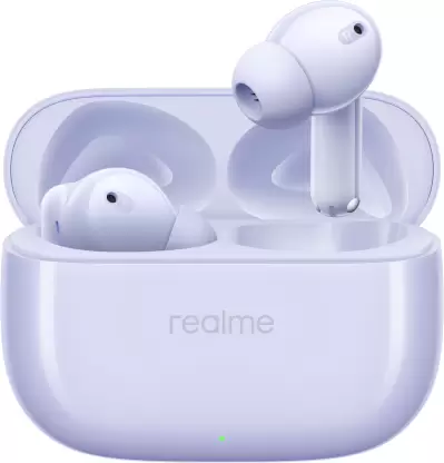 realme Buds T310 with 12.4mm Driver, 46dB ANC, Spatial Audio and upto 40 hours Playback Bluetooth (Monet Purple, True Wireless)