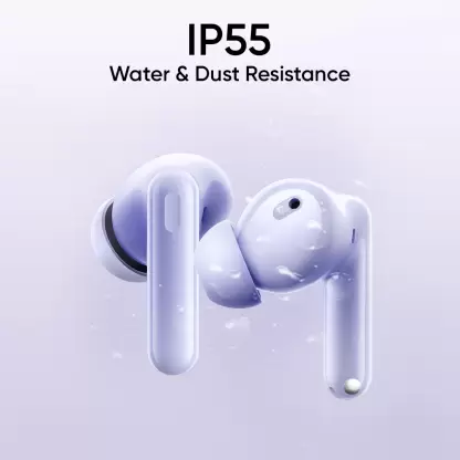 realme Buds T310 with 12.4mm Driver, 46dB ANC, Spatial Audio and upto 40 hours Playback Bluetooth (Monet Purple, True Wireless)_2